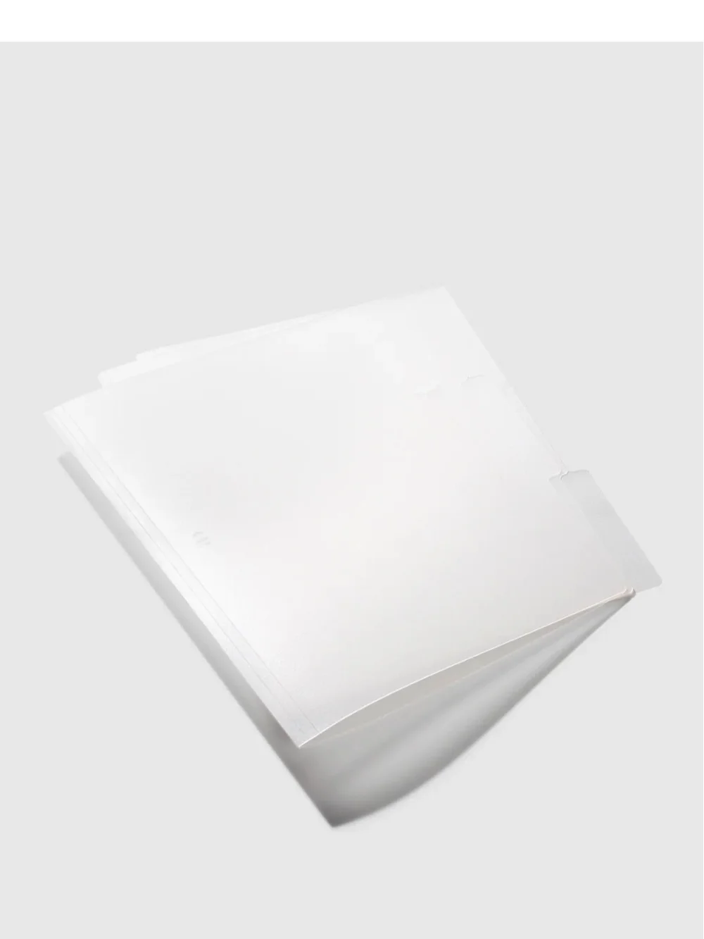 Cloth & Paper CEO Translucent White Document Organizer Folders- Set Of 3- NWT!